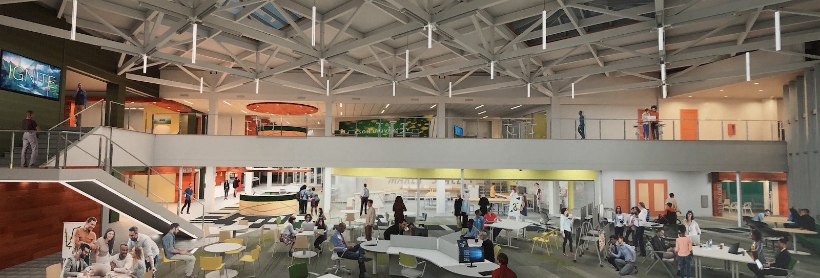 Artist rendering of the new renovations to be completed at Clarkson's Educational Resource Center