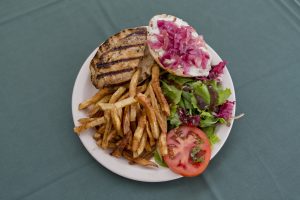 A meal from on campus dining options at Clarkson University
