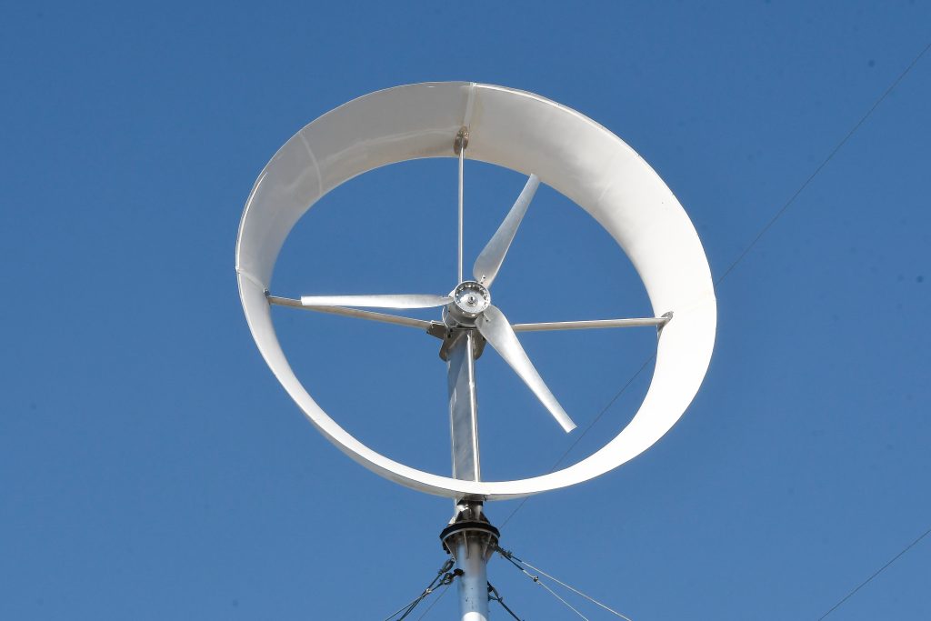 A ducted wind turbine
