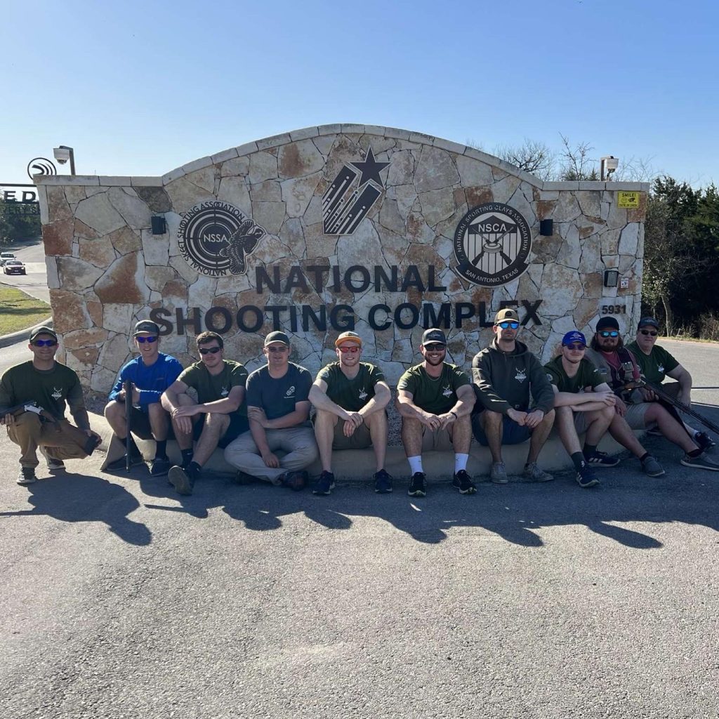 The Clay Shooting Team at the national shooting complex