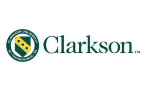 The logo for Clarkson University