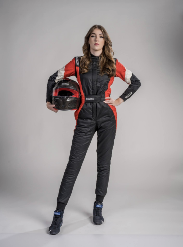 Lauren Pawlika, Mechanical Engineering ’26, race and tire engineer with Donovan Motorsports.